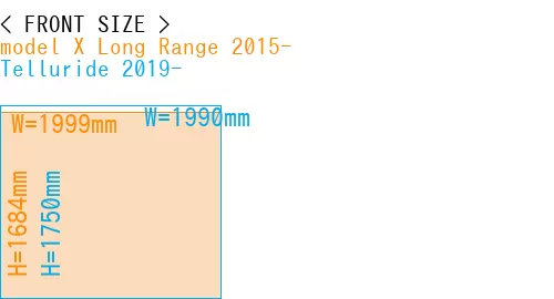 #model X Long Range 2015- + Telluride 2019-